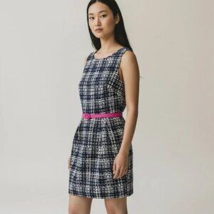 Eliza J Navy Patterned Fit & Flare - Fuscia Details - 8 - Vietnam